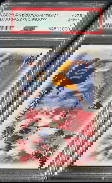 2000 Skybox Dominion Tom Brady Rookie Card RC #234 PSA 9