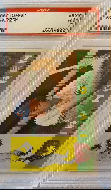 1960 TOPPS IRV NOREN PSA 7