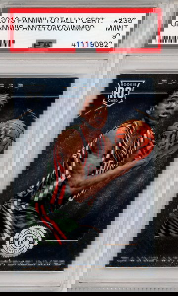 2013 Panini Totally Certified 236 Giannis Antetokounmpo PSA 9 Rookie RC