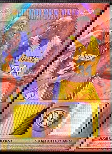 2014 Kobe Bryant / Shaquille O’Neal Panini Gold Standard Golden Pairs /25