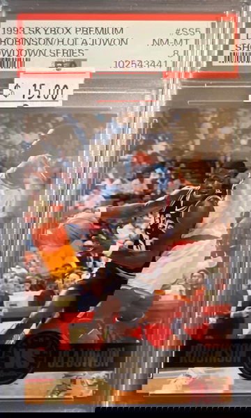 1993 Skybox Premium Robinson vs. Mutombo Showdown Series #SS5 PSA 8 NM-MT