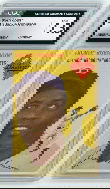 1954 Topps #10 Jackie Robinson