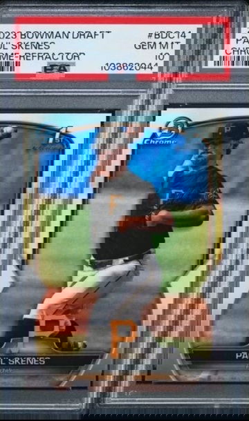 PSA 10 2023 Bowman Draft Refractor Paul Skenes 1st Bowman