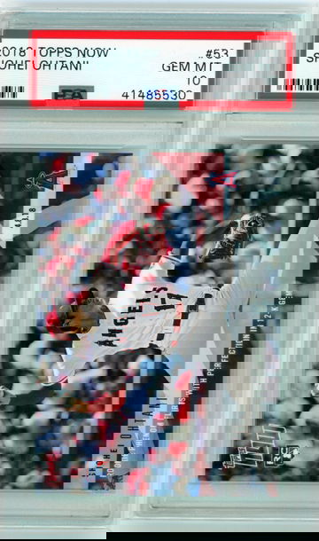 2018 Topps Now #53 Shohei Ohtani PSA 10 GEM MINT!