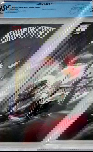 BLACK CAT #1 MIRKA ANDOLFO VARIANT CGC 9.8 KEY FIRST ISSUE BLACK FOX AND DRACULA APPEARANCE 