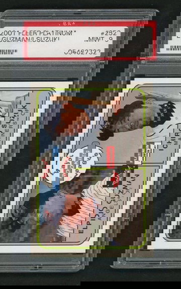 2001 Fleer Platinum Ichiro Suzuki & Elpidio Guzman #252 RC PSA 9