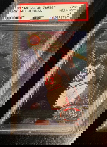 1997 metal universe Michael Jordan