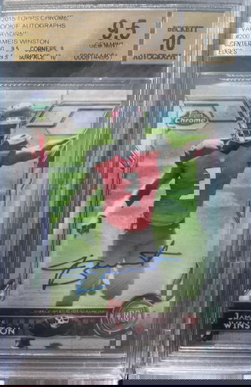 2015 Jameis Winston Topps Chrome #200 Variation Auto /75