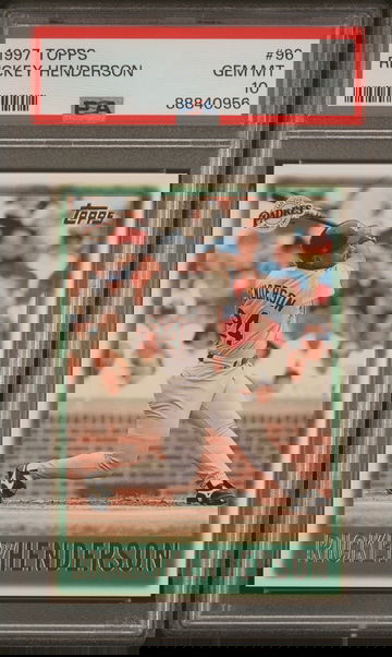 1997 Topps Rickey Henderson #96 PSA 10