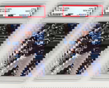 2020 TOPPS LUIS ROBERT PSA 10 LOT OF 2