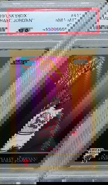 1990 Skybox Michael Jordan #41 PSA 8 NM-MT