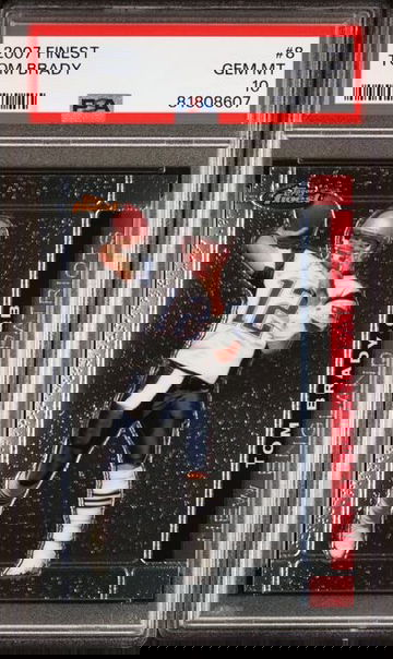 2007 Topps Finest Tom Brady #8 PSA 10 [FT-2C.6]