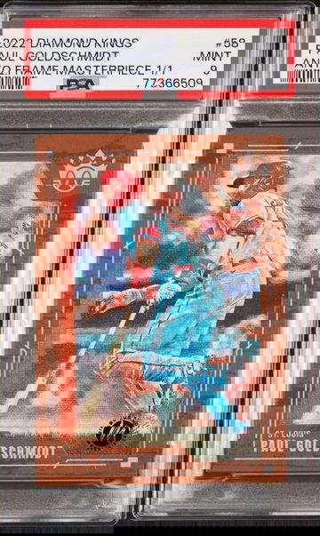 PAUL GOLDSCHMIDT 2022 PANINI DIAMOND KINGS MASTERPIECE ANTIQUE FRAME FOTL 1/1 CARDINALS SSP PSA 9 MINT