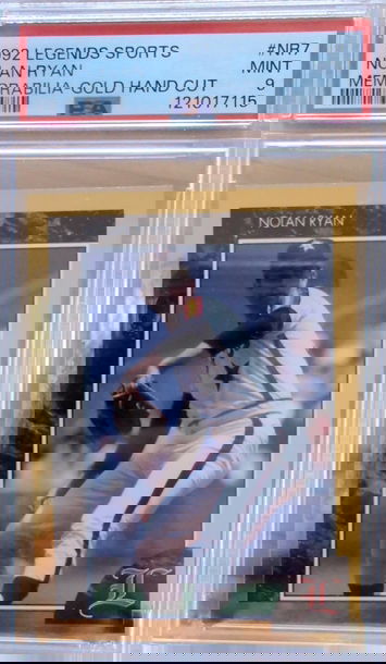 1992 Legends Sports Nolan Ryan Gold NR7 PSA 9 pop 4 none higher