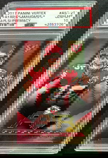 2017 Patrick Mahomes Vertex PSA 10 Rookie