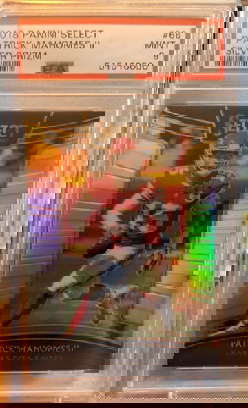 2018 Select Patrick Mahomes #66 Silver Prizm PSA 9