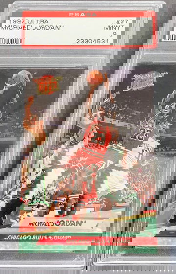 1992 Fleer Ultra Michael Jordan #27 PSA 9 Mint
