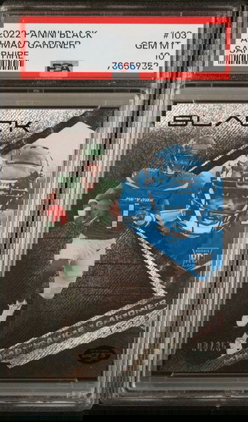 Ahmad "Sauce" Gardner 2022 Panini Black Sapphire /35 PSA 10