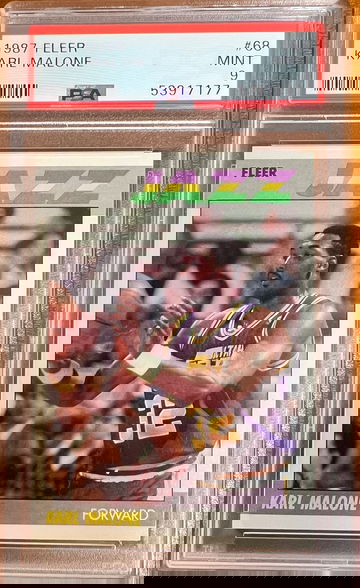 1987-88 Fleer Psa 9 Karl Malone