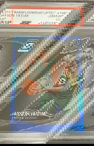 Jayson Tatum Optic Blue /49 PSA 10