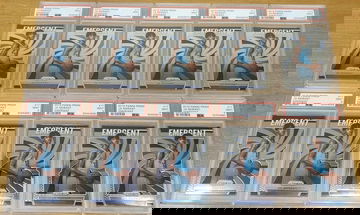 Ja Morant 2019 Prizm Emergent #17 PSA 9 (10 card lot) 
