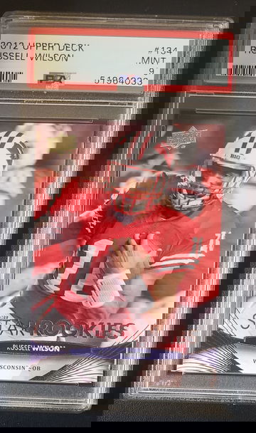 2012 Upper Deck #134 Russell Wilson RC PSA 9 MINT 