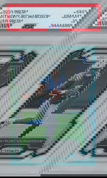 2023 Panini Prizm #343 Anthony Richardson Rookie Silver PSA 10 Colts