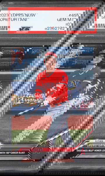 2023 TOPPS NOW SHOHEI OHTANI #455 PSA 10