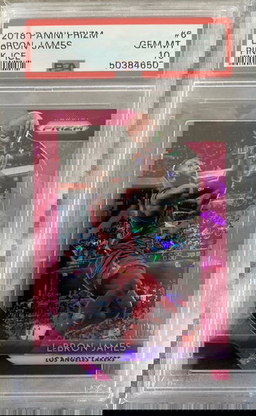 Lebron James Prizm Pink Ice PSA 10