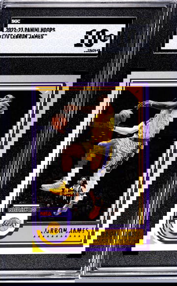 2022-23 Panini Hoops #170 Lebron James SGC 10