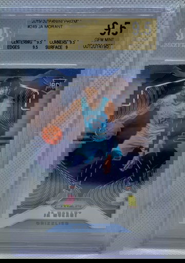 2019/2020 Panini Prizm Base Ja Morant #249