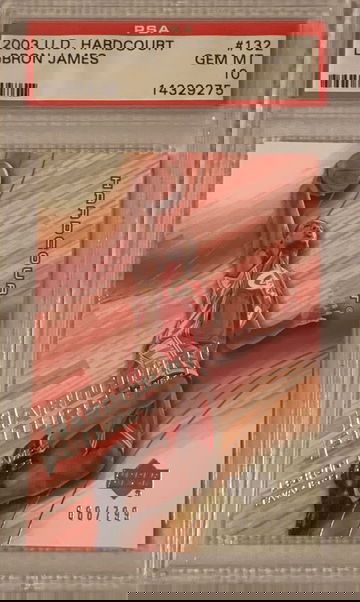 LeBron James 2003 UD Hardcourt #132 PSA 10. Serial Number: 688/999. These RC's are undervalued!