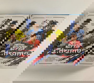 2021 Topps Chrome UEFA Champions League Soccer Blaster Box Lot of 2