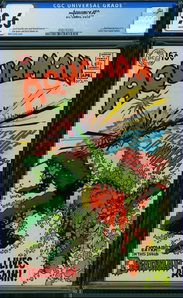 AQUAMAN #50, CGC 9.6 NM+ -- Deadman story with Neal Adams art