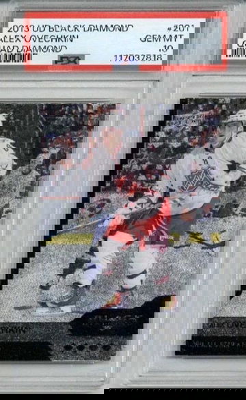 2013 UPPER DECK BLACK DIAMOND QUAD DIAMOND #201 ALEXANDER OVECHKIN PSA 10