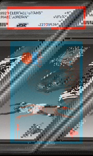 1992 Fleer All-Stars #6 Michael Jordan Orlando All-Star Weekend /24 PSA 4