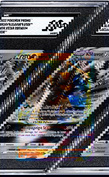 2022 Pokémon SWSH Promo Kleavor VSTAR #SWSH249 Holo SGC 10