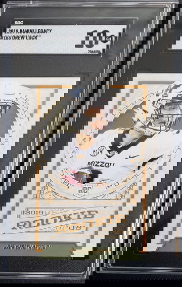 2019 Legacy #163 Drew Lock RC SGC 10 GEM MINT