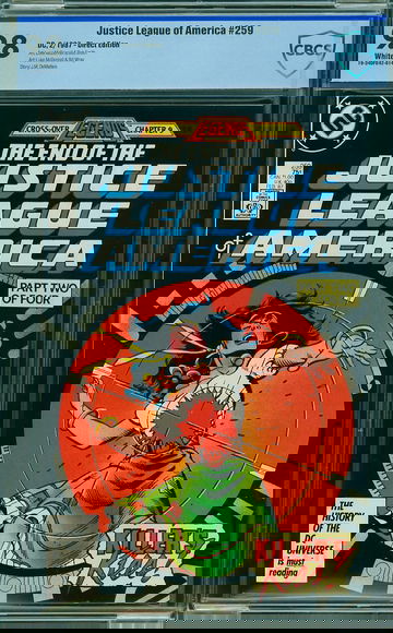 JUSTICE LEAGUE OF AMERICA #259, CBCS 9.8 NM/MT