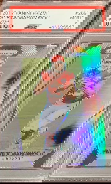 2017 Prizm Patrick Mahomes PSA 9