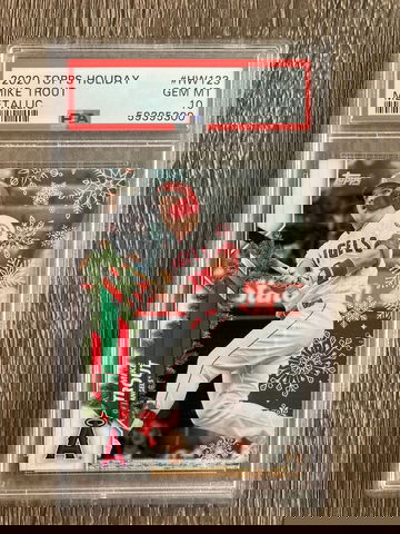 Mike Trout Topps Holiday Metallic