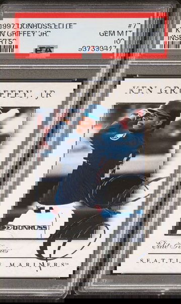 1997 Donruss Elite Inserts #7 Ken Griffey Jr. PSA 10 - pop 58