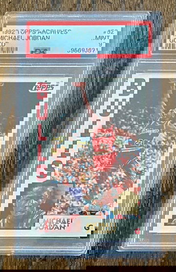 NO Reserve ~ PSA 9 1992-93 Topps Archives GOLD MICHAEL JORDAN Card #52