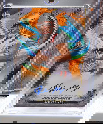 2024 Topps Inception Drake Maye Auto Orange On Card 39/50 