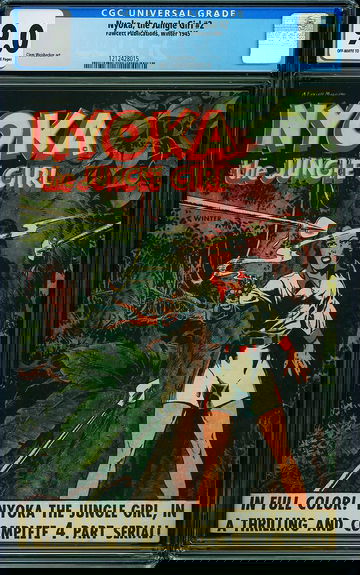 NYOKA, THE JUNGLE GIRL #2, CGC 9.0 VFNM