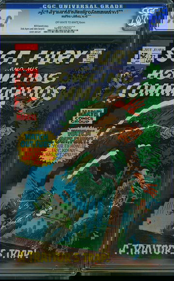 SGT. FURY AND HIS HOWLING COMMANDOS #77, CGC 9.2 NM-