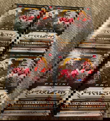 2020 Panini Prizm Football Blaster Box x 4 Lot