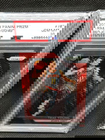 2018 Trae Young Red Ice Prizm PSA 10 