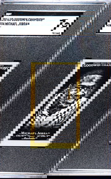2016 UD Goodwin Champions Mini #104 Michael Jordan SGC 7 NM