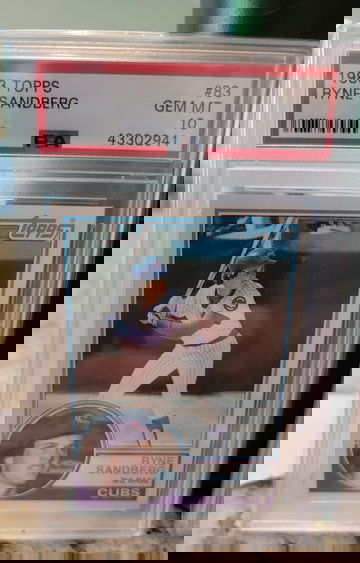 1983 Topps Ryne Sandberg RC #83 PSA 10